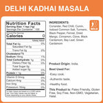 alcoeats Delhi Kadhai Masala- Nutrition