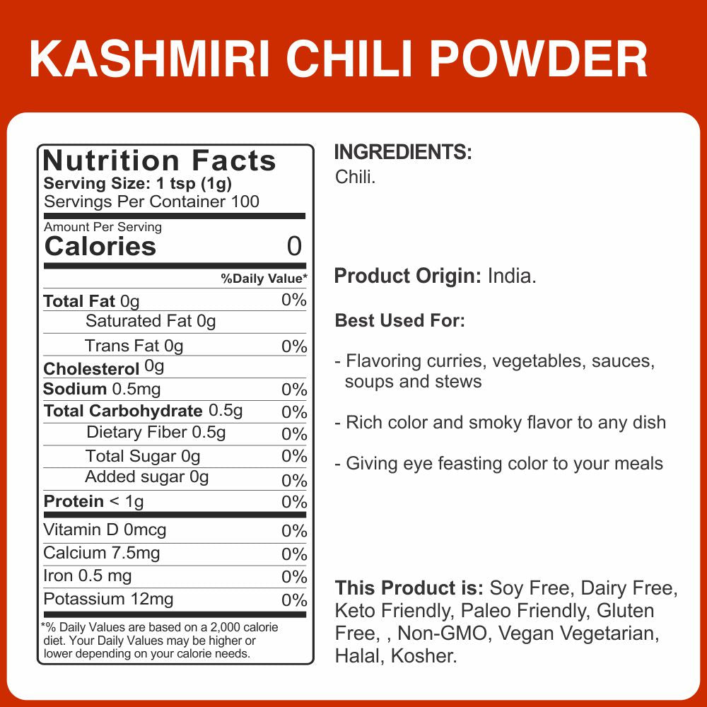 premium Kashmiri Chilli Powder 