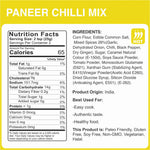 alcoeats Paneer Chili Mix -Nutrition