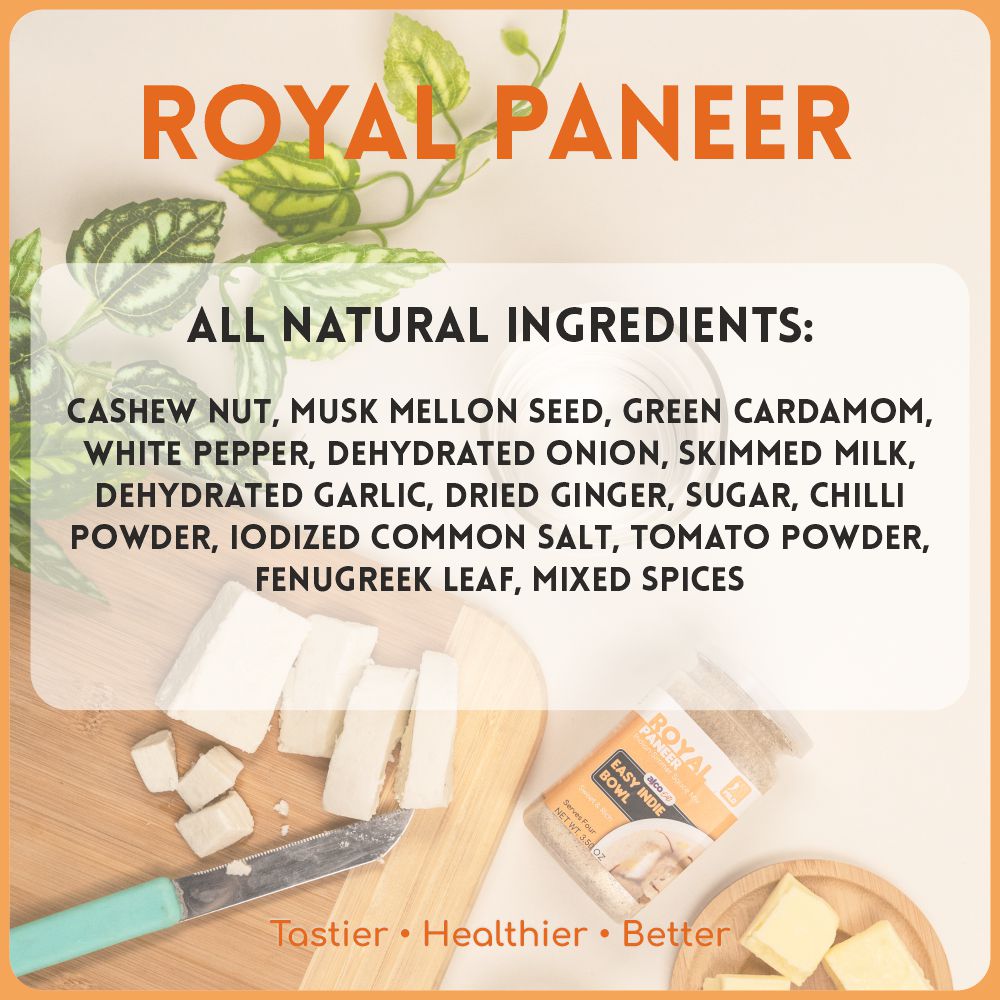 alcoeats  Royal Paneer 100 gm Jar Natural Ingredients