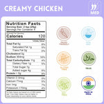 alcoeats Creamy Chicken 3.5 oz - Nutrition Facts