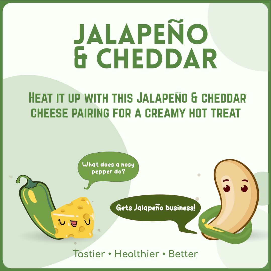 alcoeats Jalapeno & Cheddar Cashews- Tastier