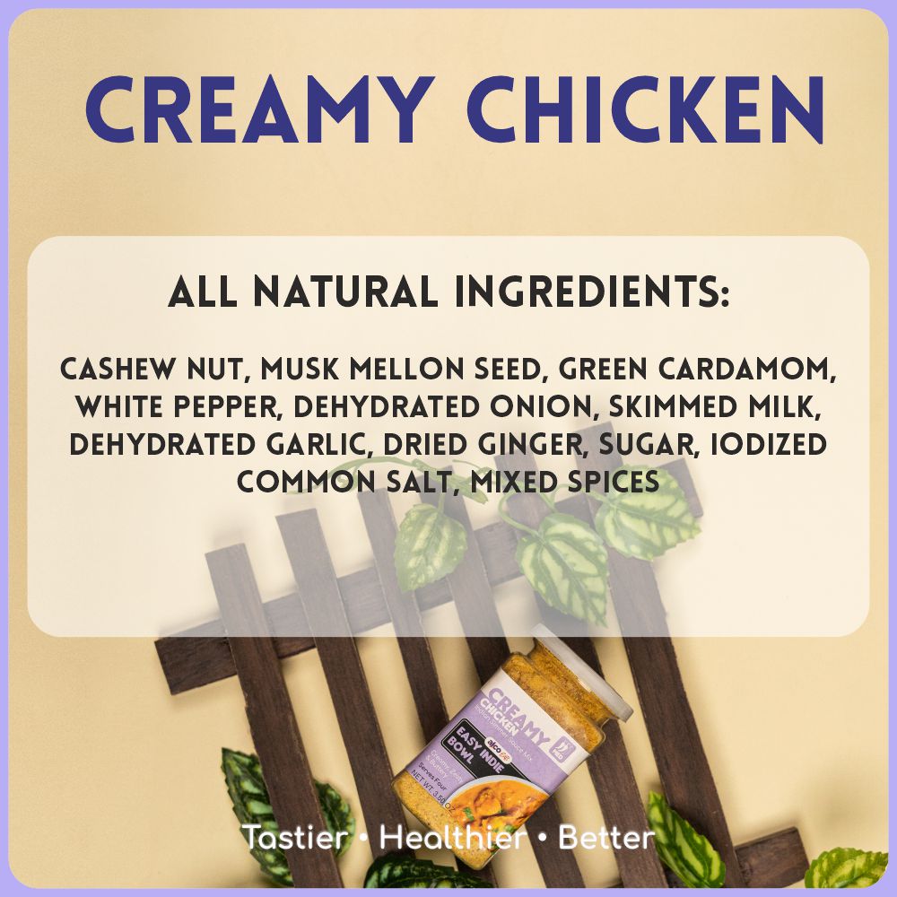 alcoeats Creamy Chicken 3.5 oz - Ingredients