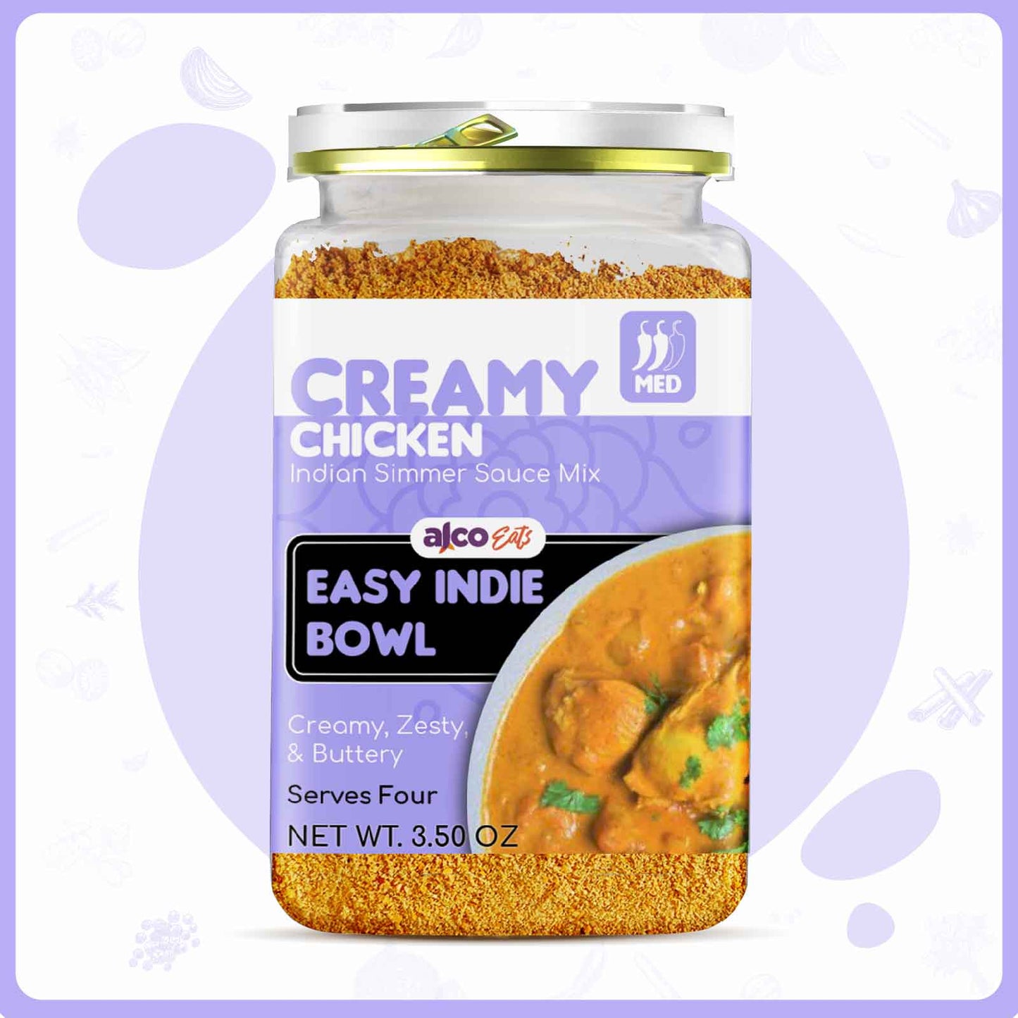 alcoeats Creamy Chicken - 3.5 oz