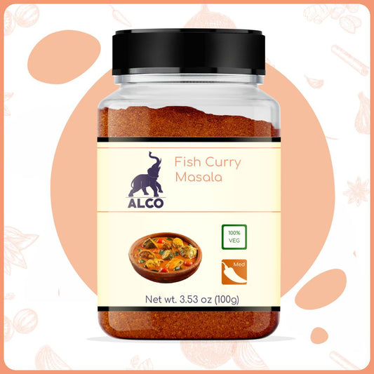 alcoeats Fish Curry Masala - Jar