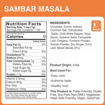 alcoeats Sambar Masala - Nutrition
