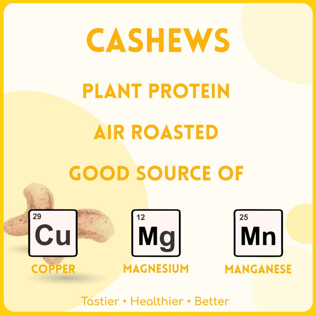 alcoeats Cheddar Cheese Cashews- Plant Protein